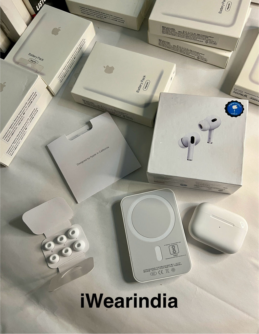 Combo offer :- iWearPods Pro 2nd Generation with Magsafe 10000Mah Battery Pack (6Months Warranty)