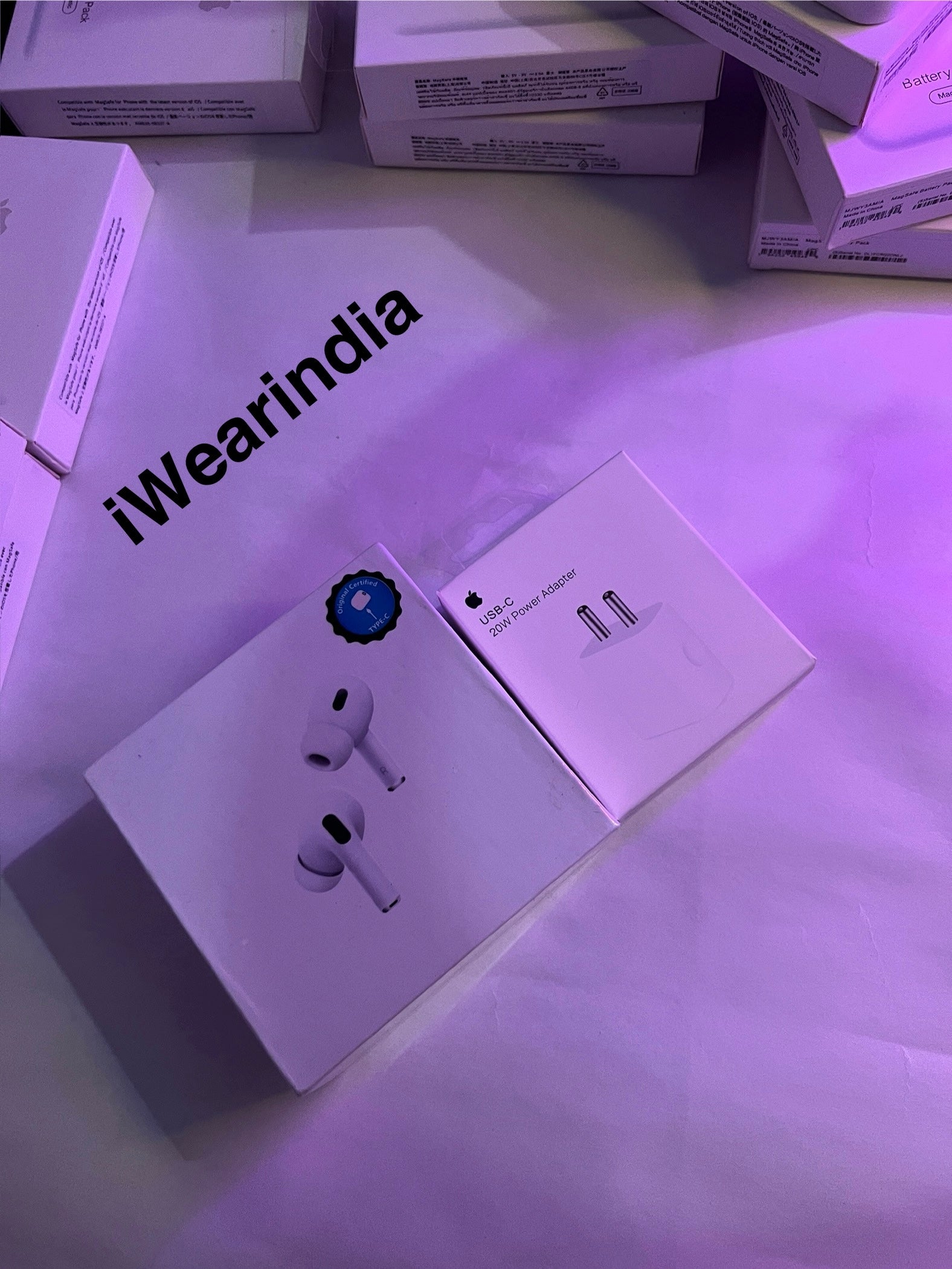 Combo :- AirPods Pro 2nd Generation with  20w Adapter