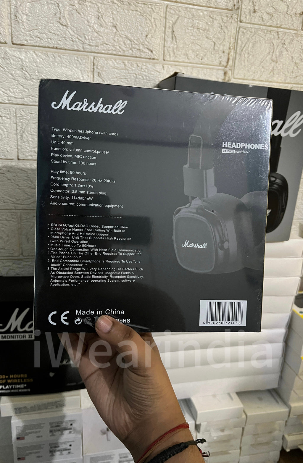 MARSHALL
Major 4 Bluetooth Headphones