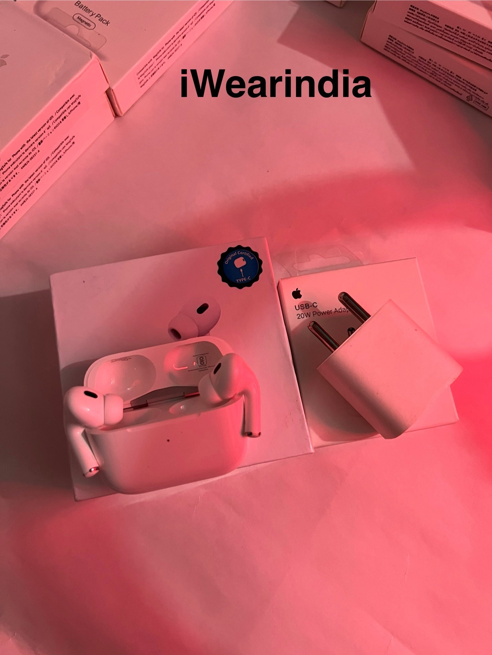 Combo :- AirPods Pro 2nd Generation with  20w Adapter