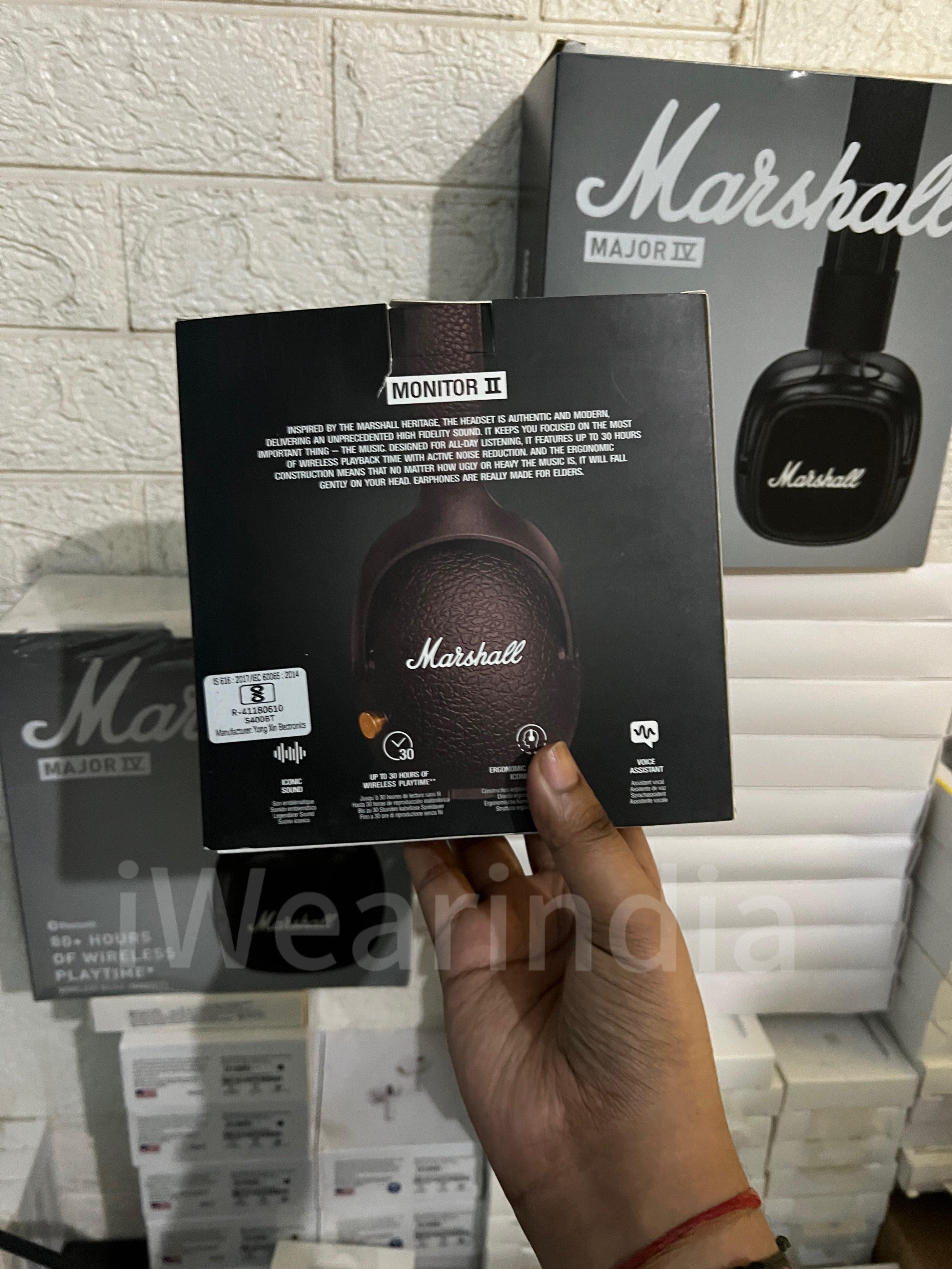 MARSHALL
Monitor II ANC Wireless Headphone with Microphone