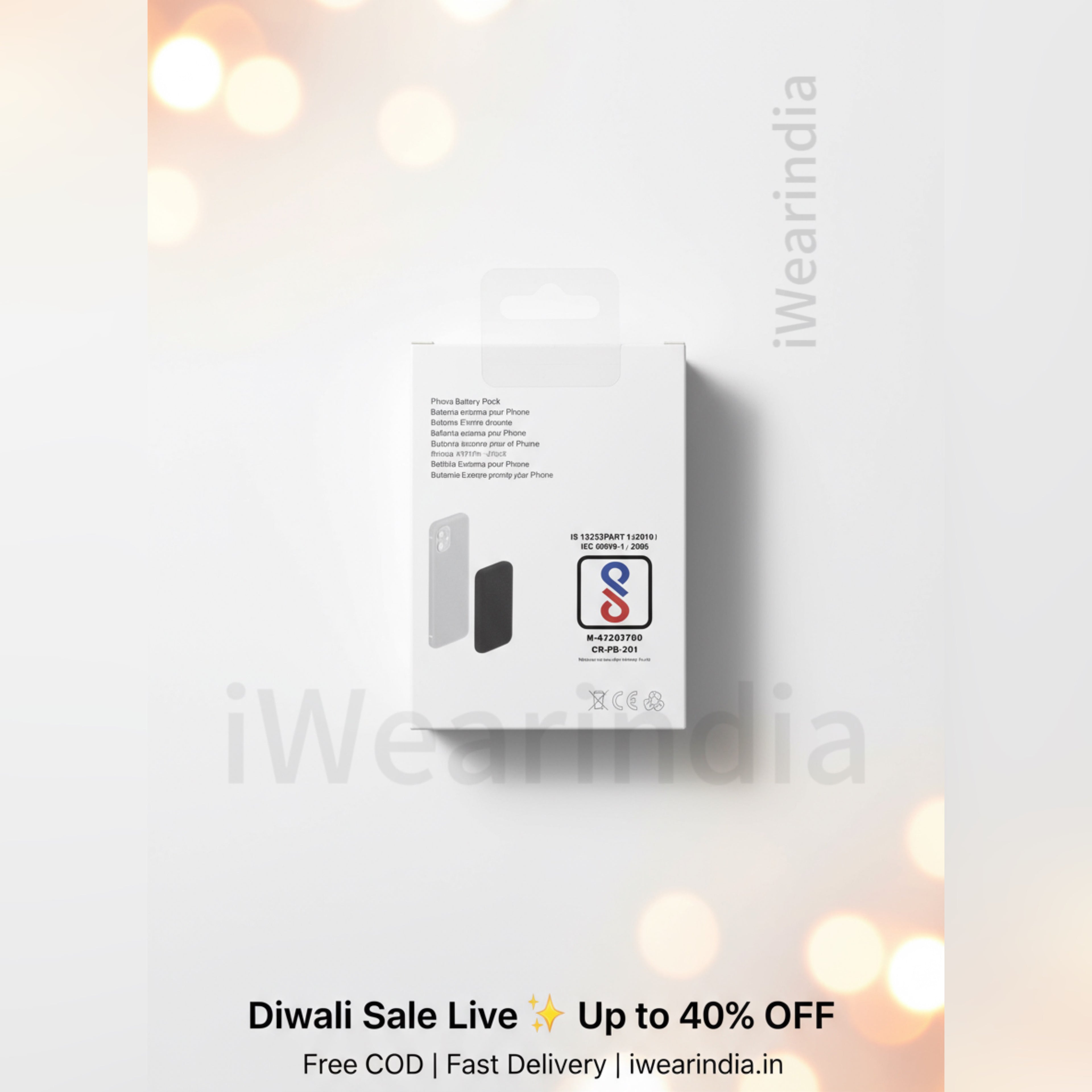 Ultimate 4-in-1 Combo: iWearPods Pro 2 + MagSafe Power Bank + MagSafe Charger + Silicone Pods Case