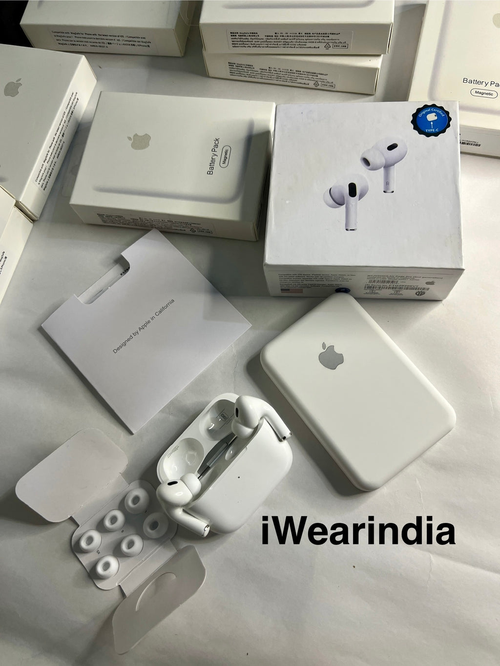 Combo offer :- iWearPods Pro 2nd Generation with Magsafe 10000Mah Battery Pack (6Months Warranty)
