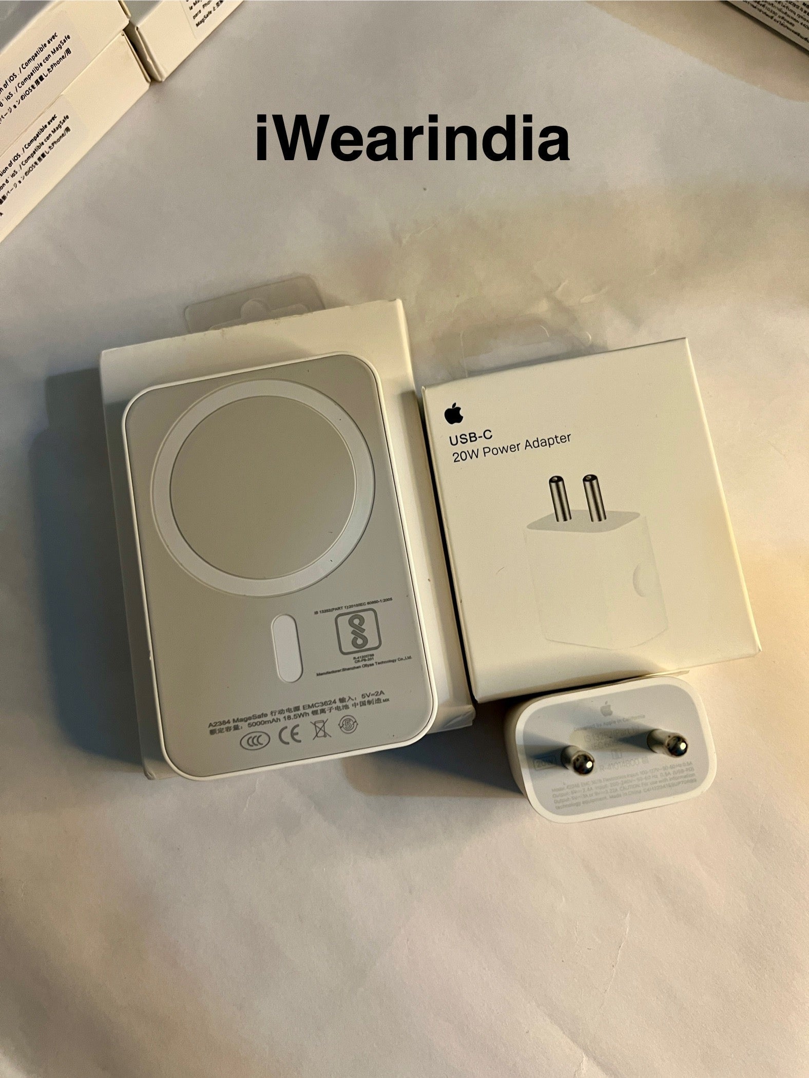 Combo Offer :-  20w Adapter With  MagSafe Battery Pack