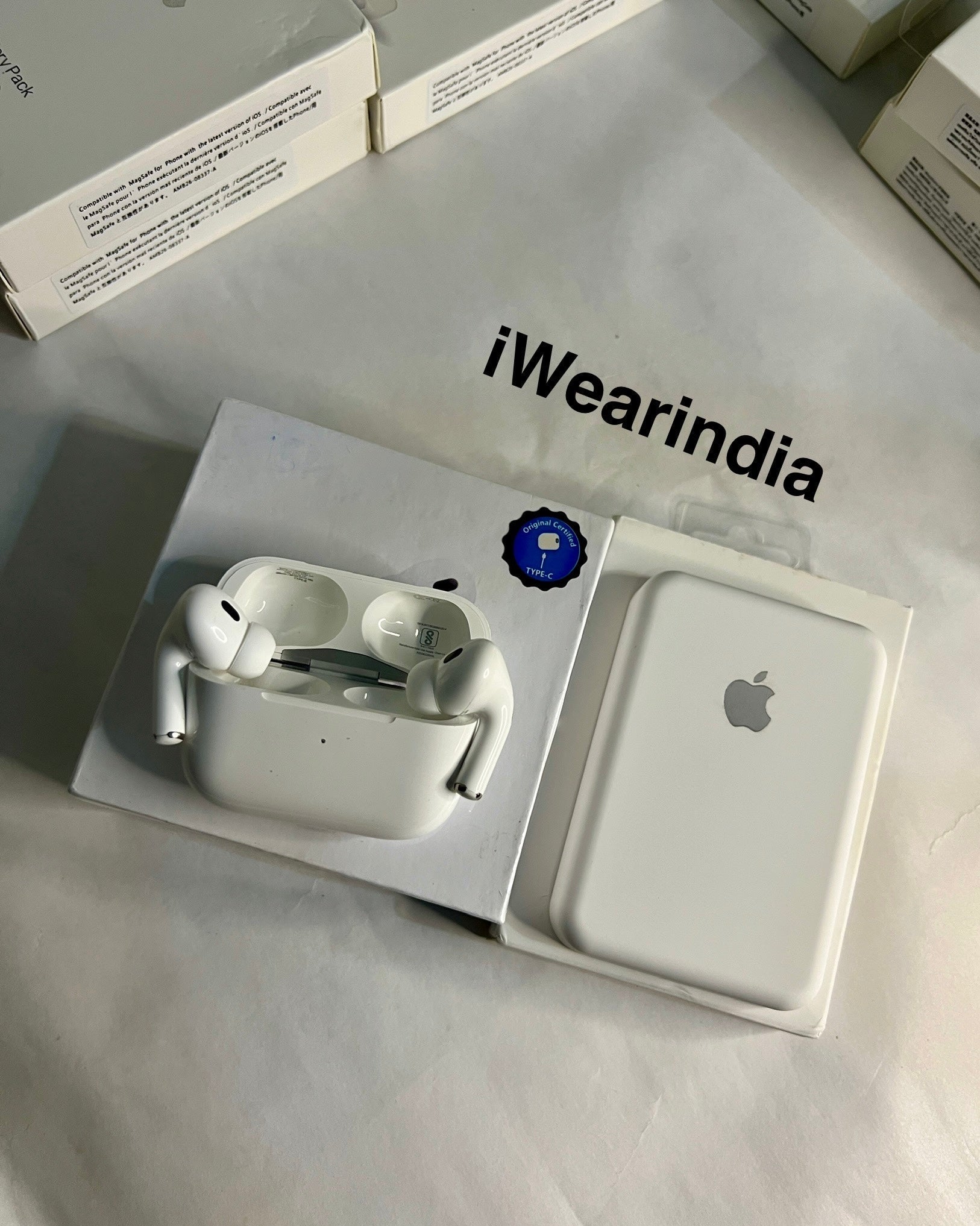 Combo offer :- AirPods Pro 2nd Generation with  Magsafe Battery Pack (6Months Warranty)