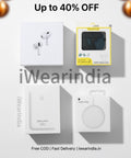 Ultimate 4-in-1 Combo: iWearPods Pro 2 + MagSafe Power Bank + MagSafe Charger + Silicone Pods Case .