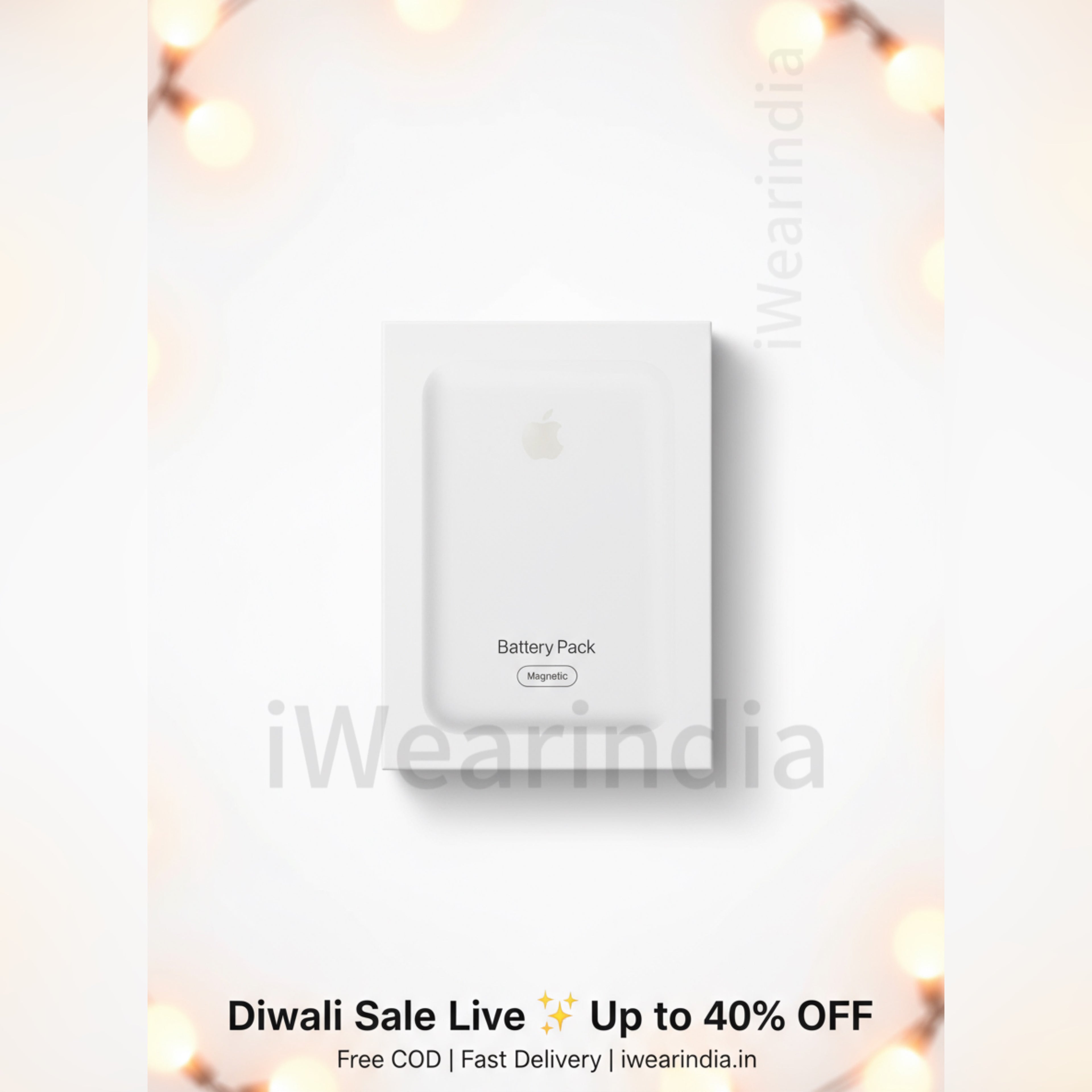 Ultimate 4-in-1 Combo: iWearPods Pro 2 + MagSafe Power Bank + MagSafe Charger + Silicone Pods Case