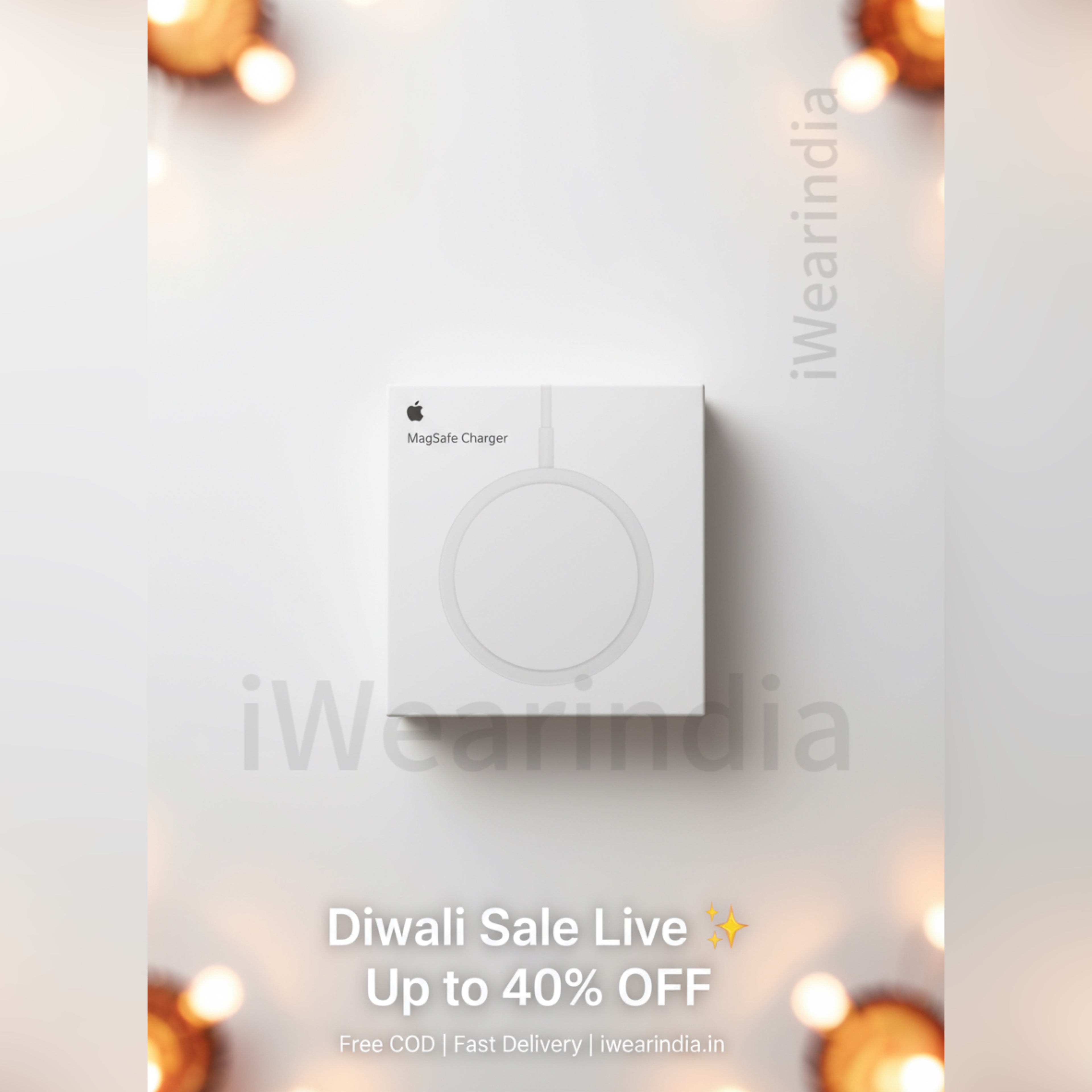 Ultimate 4-in-1 Combo: iWearPods Pro 2 + MagSafe Power Bank + MagSafe Charger + Silicone Pods Case