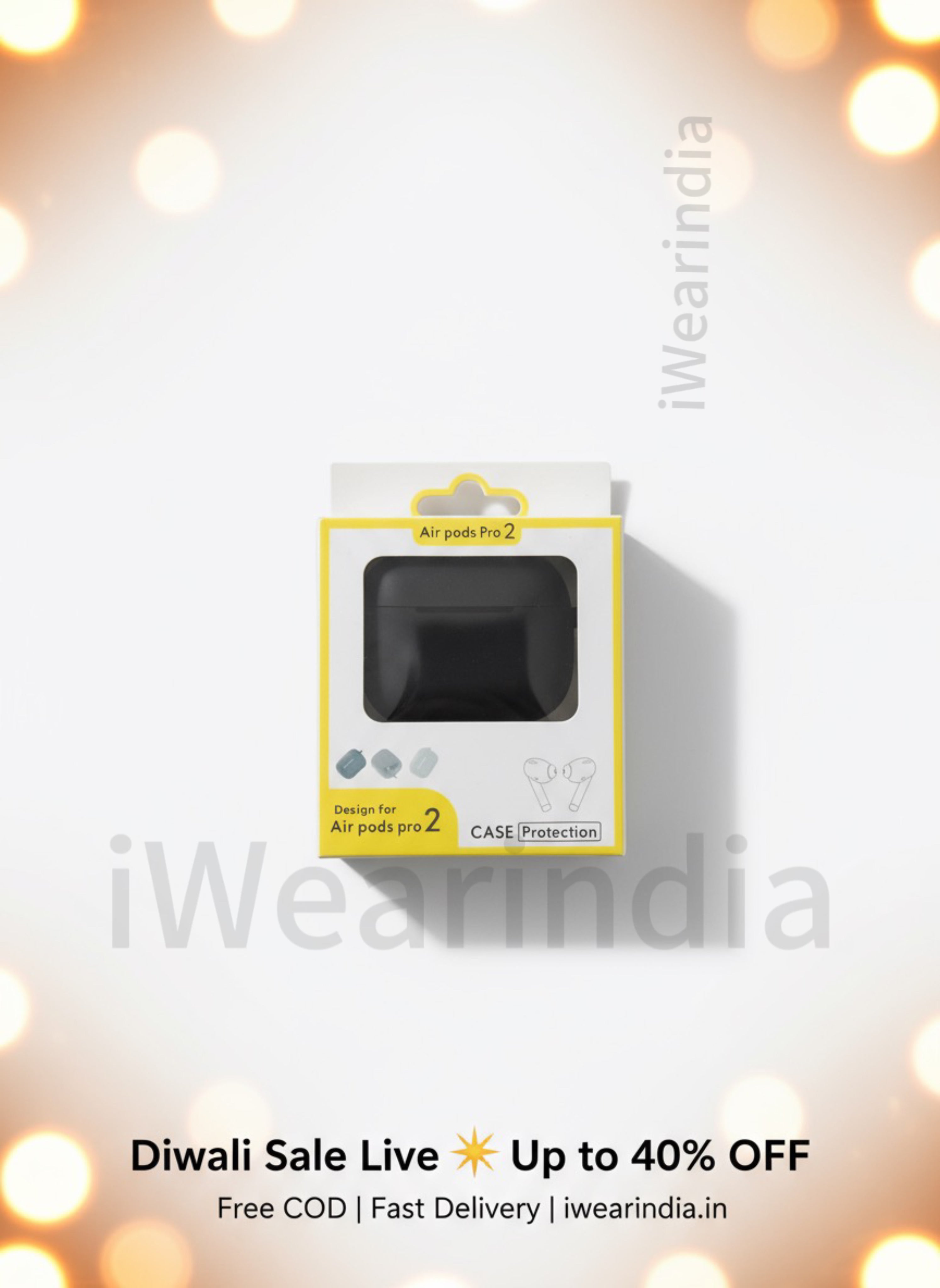 Ultimate 4-in-1 Combo: iWearPods Pro 2 + MagSafe Power Bank + MagSafe Charger + Silicone Pods Case